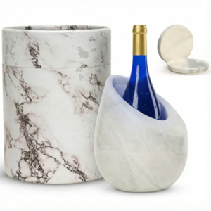 1 White Marble Wine Chiller